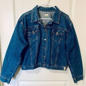 Blue Denim Women’s Jacket Size L